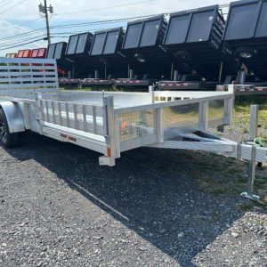 Sport Haven 7×18 Aluminum Utility Trailer – ATV Ramps