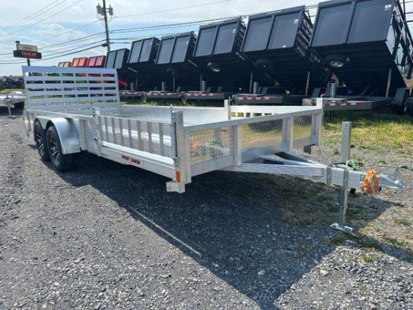Sport Haven 7×18 Aluminum Utility Trailer – ATV Ramps