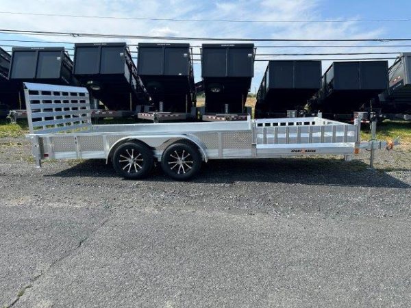 Sport Haven 7×18 Aluminum Utility Trailer – ATV Ramps - Image 7