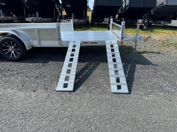 Sport Haven 7×18 Aluminum Utility Trailer – ATV Ramps - Image 6