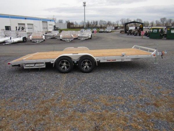 Sport Haven 7×20 Aluminum Car Trailer – Wood Deck - Image 6
