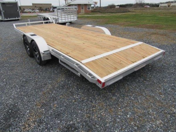 Sport Haven 7×20 Aluminum Car Trailer – Wood Deck - Image 7