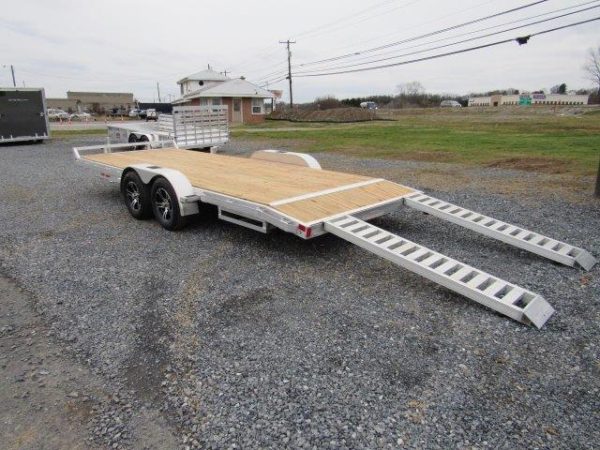 Sport Haven 7×20 Aluminum Car Trailer – Wood Deck - Image 8