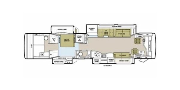 2011 Tiffin Motorhomes Allegro Bus 43QGP - Image 29