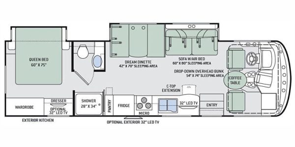 2015 Thor Motor Coach Hurricane 31S - Image 19