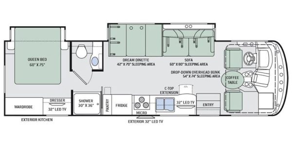 2017 Thor Motor Coach Hurricane 31S - Image 28