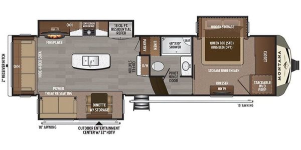 2019 Keystone Montana 3121RL - Image 36