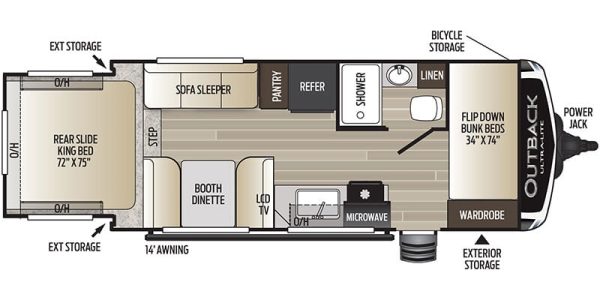 2020 Keystone Outback Ultra-Lite 210URS - Image 31