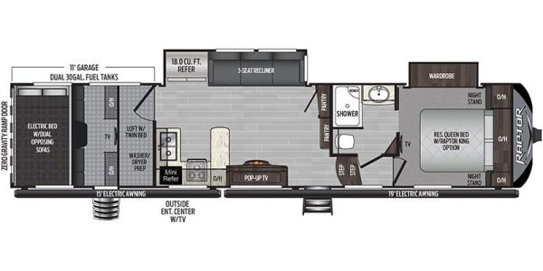 2020 Keystone Raptor 351 - Image 41