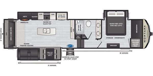 2021 Keystone Montana High Country 330RL - Image 39