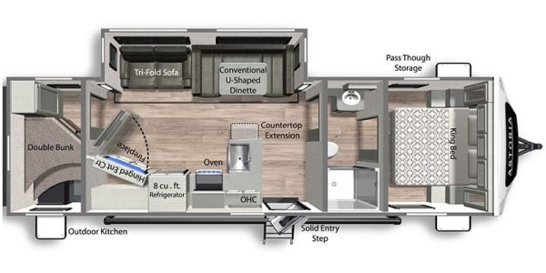 2022 Dutchmen Astoria Travel Trailer 2903BH - Image 31
