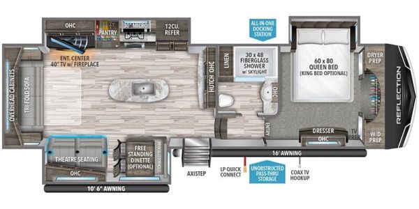 2022 Grand Design Reflection (Fifth Wheel) 337RLS - Image 31