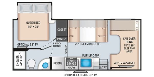 2022 Thor Motor Coach Four Winds 22B - Image 31