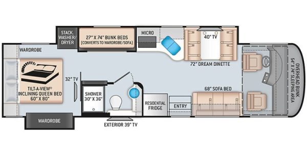2023 Thor Motor Coach Palazzo 33.5 - Image 18