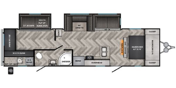 2025 CrossRoads Zinger ZR328SB - Image 24