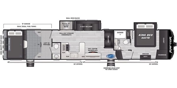 2024 Keystone Raptor 424 - Image 15