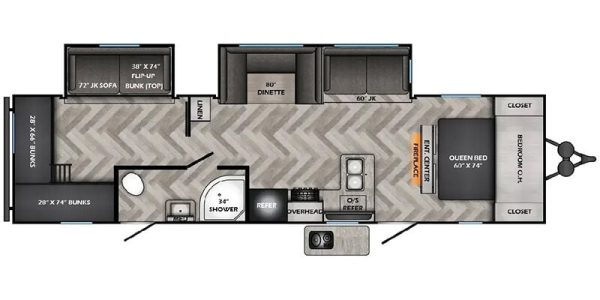 2025 CrossRoads Zinger ZR328SB - Image 31