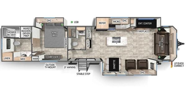 2025 Forest River Cascade 39NA - Image 41