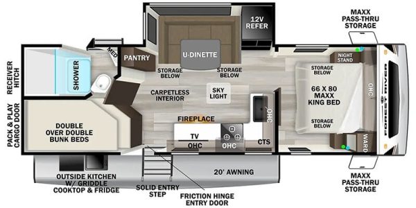 2025 Forest River Wildcat One 245DBX - Image 31