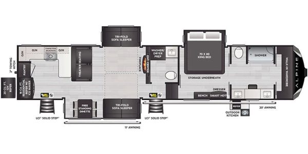 2025 Keystone Alpine 3910RK - Image 16