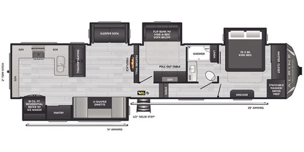 2025 Keystone Alpine Avalanche Edition 379MB - Image 24