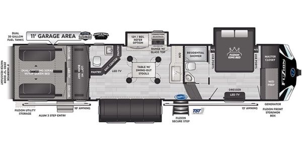 2025 Keystone Fuzion 373 - Image 34