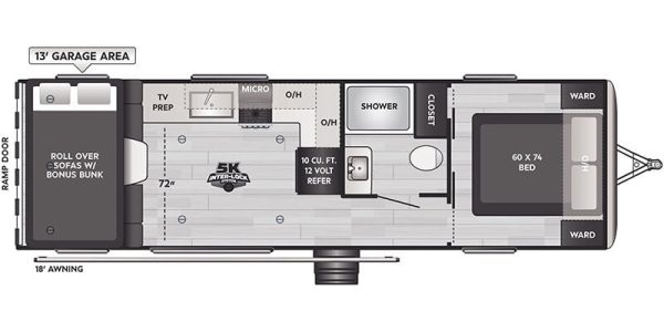 2025 Keystone Raptor Carbon 29WFO - Image 13